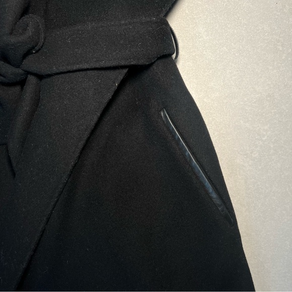 MACKAGE WOOL TRENCH JACKET WITH TIE - Picture 6 of 12